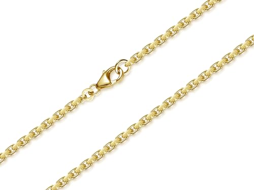 SILBERKETTEN STORE DEIN SCHMUCK ONLINE SHOP Edle Ankerkette Breite 2,5mm | echt 333 Gold | hochglanzpolierte Goldkette | Echtgold mit Karabinerverschluß von SILBERKETTEN STORE DEIN SCHMUCK ONLINE SHOP