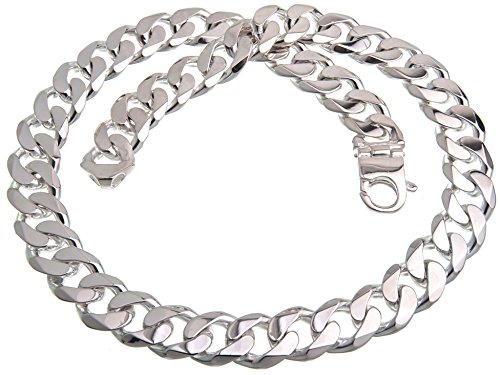 SILBERKETTEN STORE DEIN SCHMUCK ONLINE SHOP Massive Panzerkette 16mm Breite - Länge wählbar von 45cm -100cm, echt 925 Silber von SILBERKETTEN STORE DEIN SCHMUCK ONLINE SHOP