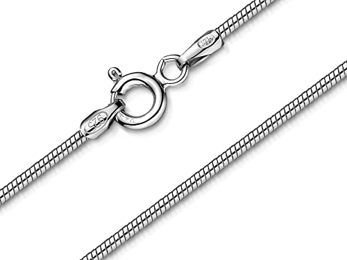 Schlangenkette 925 Silber - 1,4mm - Länge 75 cm von Silberketten Store