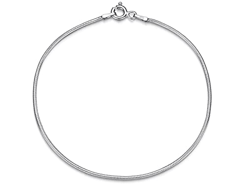 Schlangenkette Armband 1,2mm - 925 Silber, Länge 19cm von SILBERKETTEN STORE DEIN SCHMUCK ONLINE SHOP