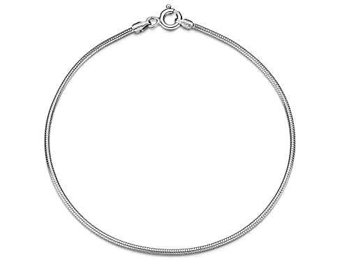 Schlangenkette Armband 1,4mm - 925 Silber, Länge 16cm von SILBERKETTEN STORE DEIN SCHMUCK ONLINE SHOP