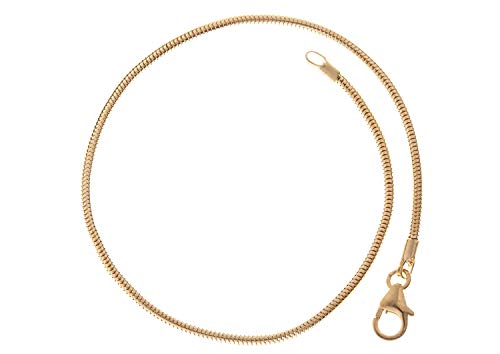 Schlangenkette Armband 1,4mm Durchmesser 333 Gelbgold Länge wählbar von 17-22cm von SILBERKETTEN STORE DEIN SCHMUCK ONLINE SHOP