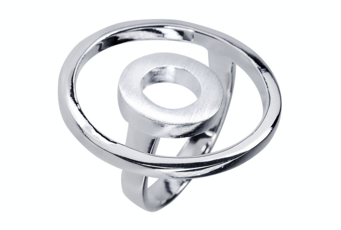 SILBERMOOS Silberring Designring Ich bin im Fokus", 925 Sterling Silber" von SILBERMOOS