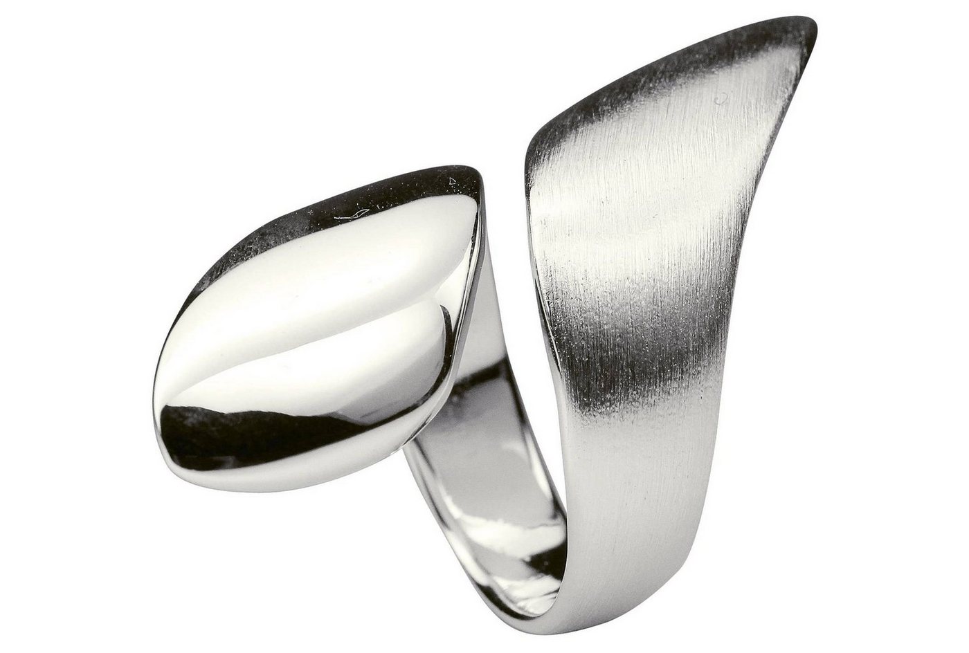 SILBERMOOS Silberring Ring "Umarme mich", 925 Sterling Silber von SILBERMOOS