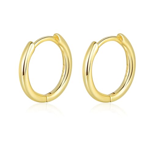 SILBERTALE 925 Sterling Silber Huggie Hoop Ohrringe Kleine Scharnierreifen Knorpel Helix Ohrringe Minimalistisch Stapelbar Schmuck für Frauen Männer 5mm-9mm SILBERTALE 925 Sterling Silber Huggie Hoop Ohrringe Kleine Scharnierreifen Knorpel Helix Ohrringe Minimalistisch Stapelbar Schmuck für Frauen Männer 5mm-9mm von SILBERTALE