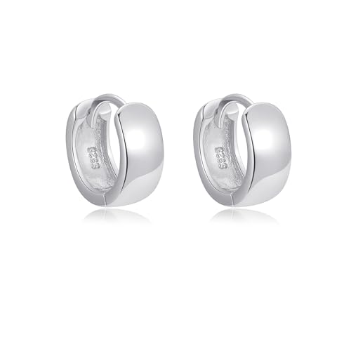 SILBERTALE Silber S925 Sterlingsilber Kleine Huggie-Creolen – Minimalistischer und stilvoller Schmuck für Frauen Hypoallergen und leicht Das perfekte Geschenk von SILBERTALE