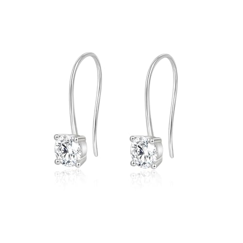 SILBERTALE 925 Sterling Silber Zirkonia Hängende Ohrringe Geschenke Frauen Schmuck von SILBERTALE