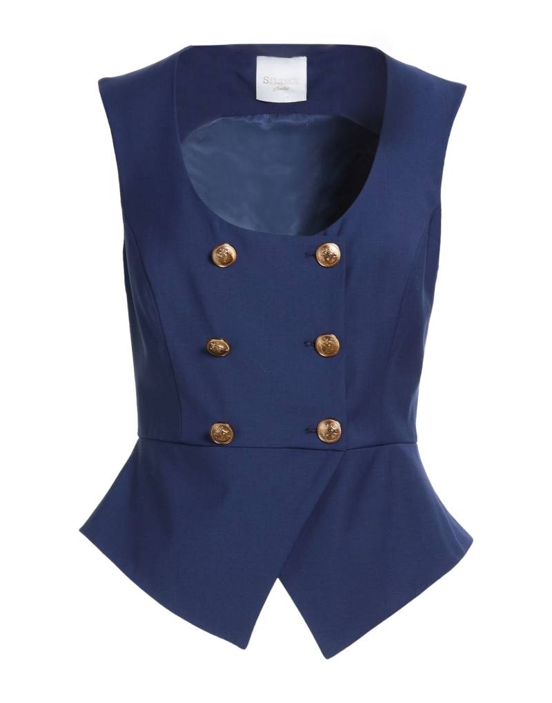 SILENCE LIMITED Couture-weste Damen Marineblau von SILENCE LIMITED