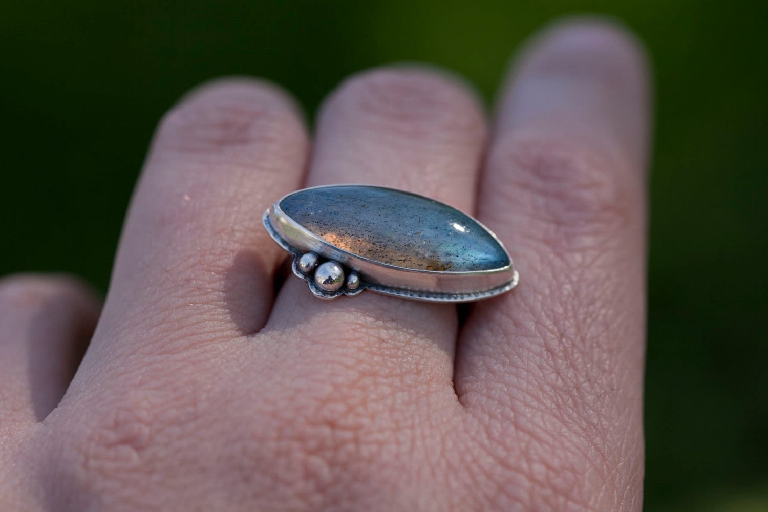 Labradorit Spectrolite Marquise Alltägliche Aussage Ring - Größe 7, 5 Ooak Sterling Und Feinsilber Labradorit Spectrolite Marquise Alltägliche Aussage Ring - Größe 7, 5 Ooak Sterling Und Feinsilber von SILENTgDESIGNS