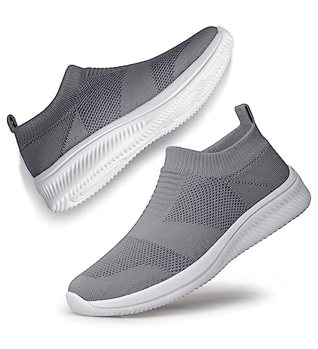 SILLENORTH Unisex Garten Clogs Wasserschuhe Strandschuhe Hausschuhe Sandalen Luftpolster Leicht Bequem, Dunkel_Grau, 11 Women/10 Men von SILLENORTH