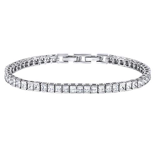 SILVEGO Damen Armband aus 925 Sterling Silber Tennis Armband mit Zirkonia GRACE von SILVEGO