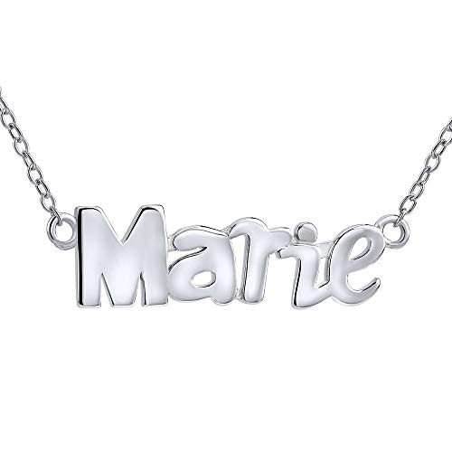 SILVEGO Damen Halskette aus 925 Sterling Silber Name Marie von SILVEGO