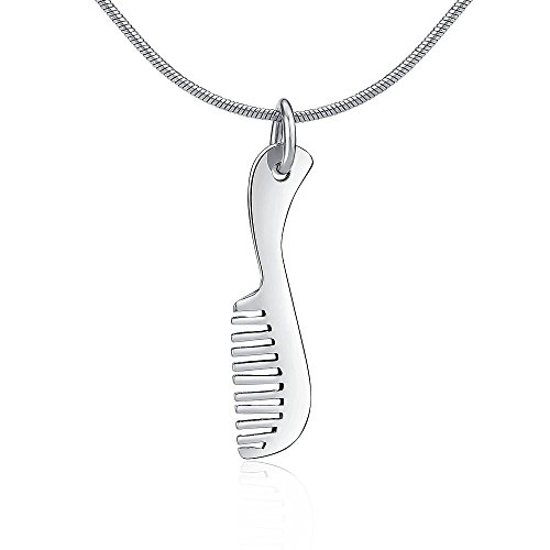 SILVEGO Unisex Anhänger aus 925 Sterling Silber Kamm von SILVEGO