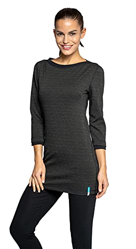Silverwave Abschirmkleidung Langarm-Longshirt für Damen - schwarz 40/42 von SILVER 25