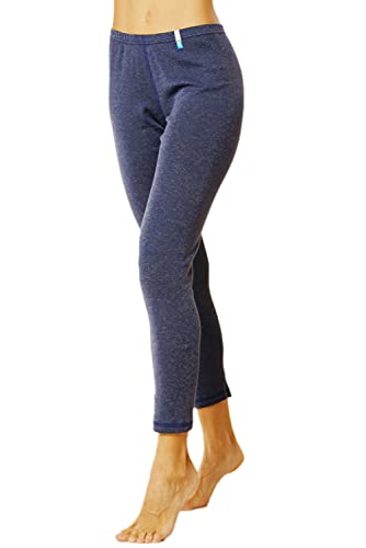 SILVER 25 - Legging - Silbertextilien für Damen mit Neurodermitis - Jeansblau 36/38 von SILVER 25