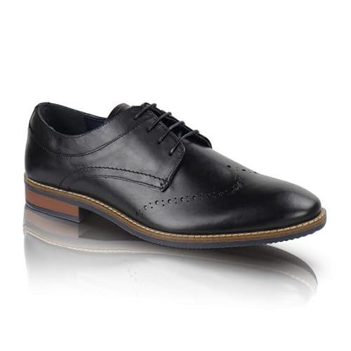 Silver Street London Herbie Herren Anzugschuhe Business Schuhe Oxfords Derby Schnürhalbschuhe, Schwarz, 11 UK/45 EU von Silver Street London