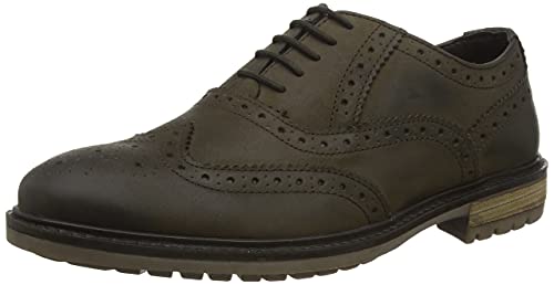 Silver Street London Herren Central Brogue-Schuhe, grau, 45.5 EU von Silver Street London