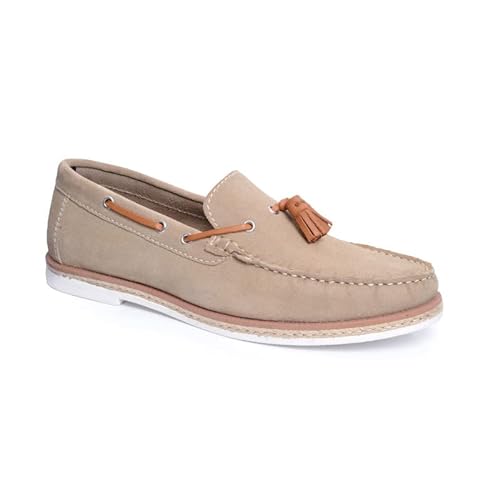 Silver Street London Milford Herren Loafer aus Wildleder mit Quaste, Sand, 43 EU von Silver Street London