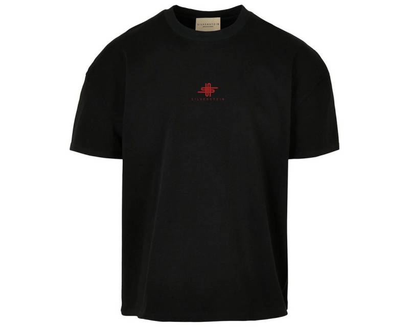 SILVERSTEIN OFFICIAL T-Shirt Black Red LG Herren Oversized Unisex T-Shirt 3D Logo Gummi SV-86 von SILVERSTEIN OFFICIAL