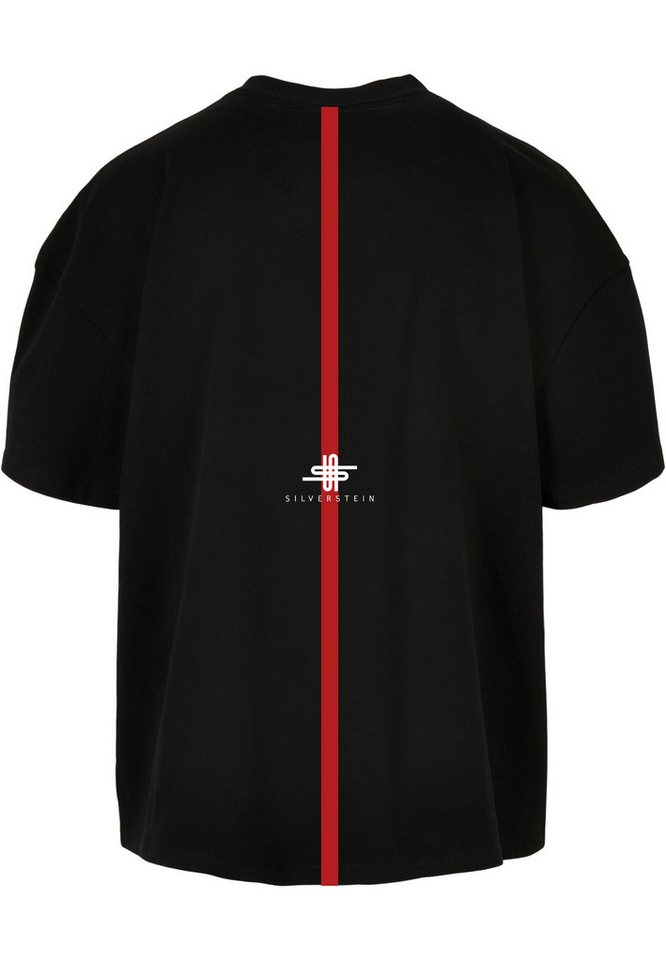 SILVERSTEIN OFFICIAL T-Shirt White and Black Red Stroke Herren Damen Unisex Oversized T-Shirt von SILVERSTEIN OFFICIAL