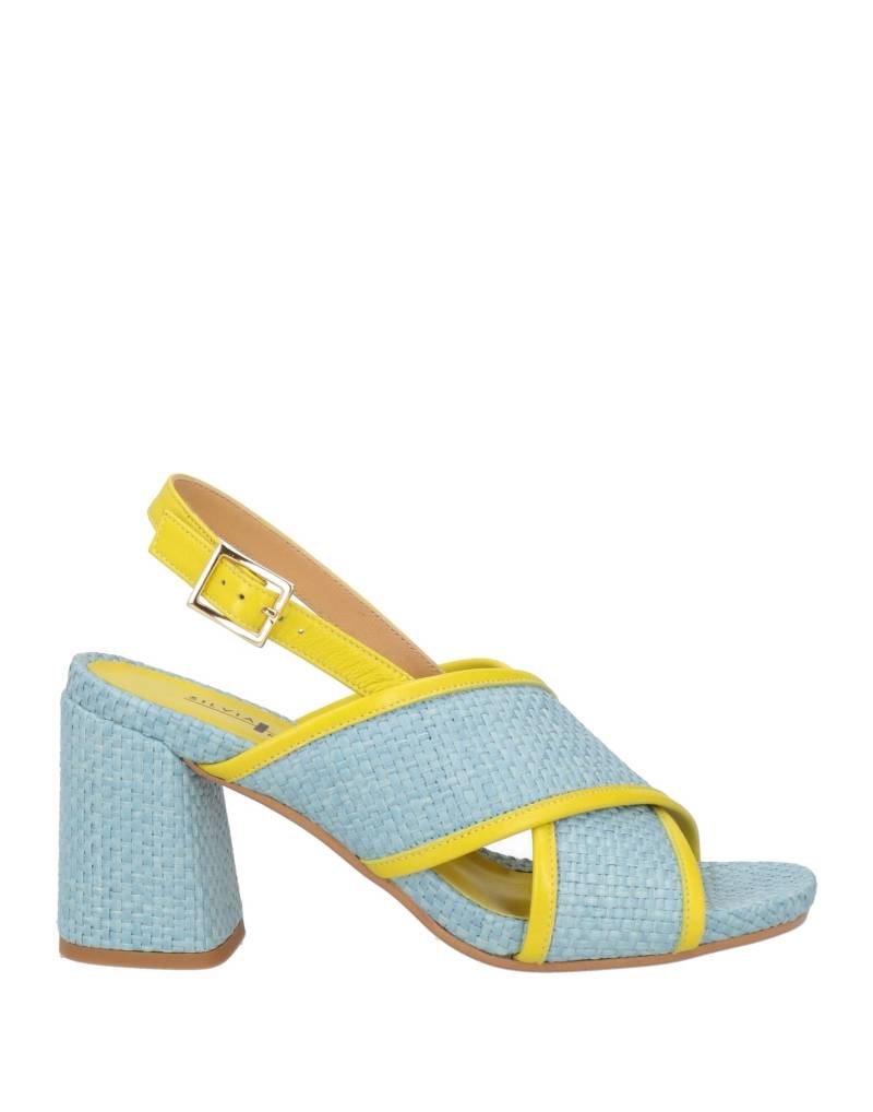 SILVIA ROSSINI Sandale Damen Himmelblau von SILVIA ROSSINI