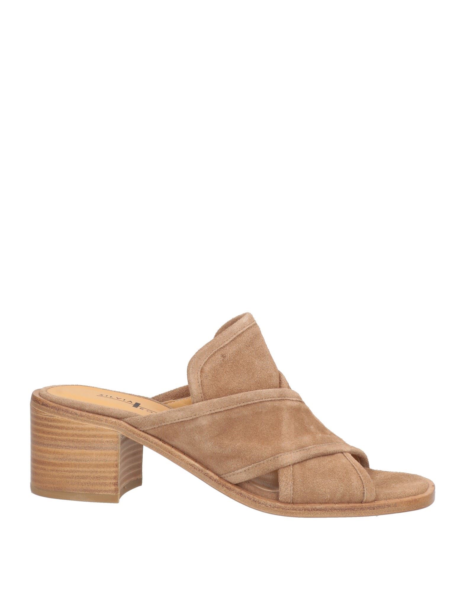 SILVIA ROSSINI Sandale Damen Khaki von SILVIA ROSSINI