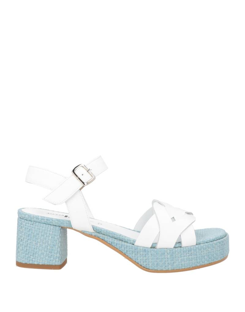SILVIA ROSSINI Sandale Damen Weiß von SILVIA ROSSINI
