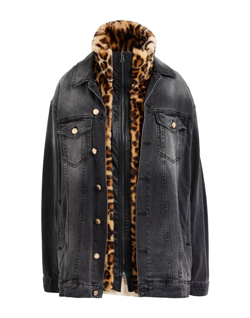 SILVIAN HEACH Jeansjacke/-mantel Damen Schwarz von SILVIAN HEACH