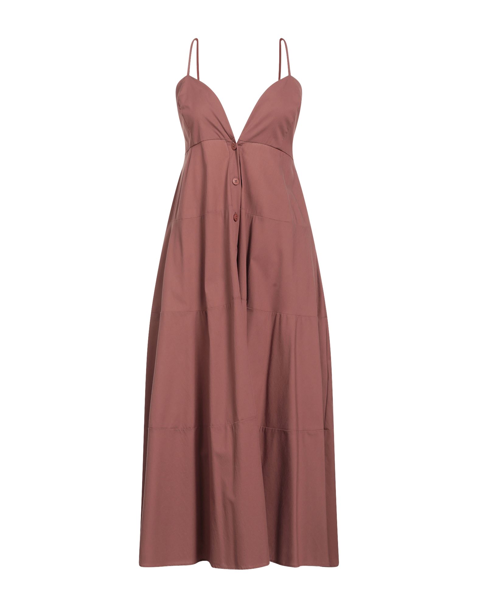 SILVIAN HEACH Midi-kleid Damen Dunkelbraun von SILVIAN HEACH