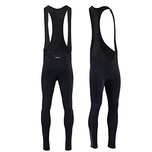 SILVINI Maletto Pro Elastische Trägerradhose Herren Winter mit Einsatz wasserdichte Radhose Herren lang Winterradhose mit Trägern Thermoradhose Herren Bib Pants Thermohose Herren Fahrrad von SILVINI