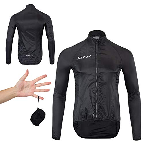 SILVINI Montilio Ultraleicht Windbreaker Fahrradjacke Männer Sommer Fahrrad Windjacke Herren Fahrrad Regenjacke Herren Ultraleichte Regenjacke Laufjacke Herren Regenjacke Herren Fahrrad Wanderjacke von SILVINI