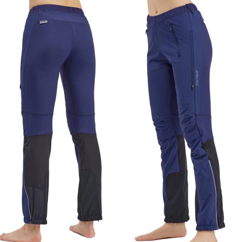 SILVINI Damen Winter Skilanglauf Hose Softshell Hose Thermohose Outdoorhose Fahrradhose L Blau L von SILVINI