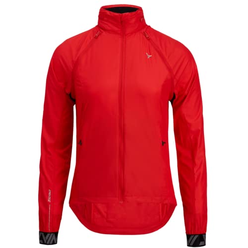 SILVINI VETTA Sportlicher Windbreaker für Damen Windjacke Damen Leicht Fahrradjacke Damen Winddicht Damen Leicht Regenjacke Damen Sport Regenjacke Damen Leichte Laufjacke Damen Regenjacke Beutel von SILVINI