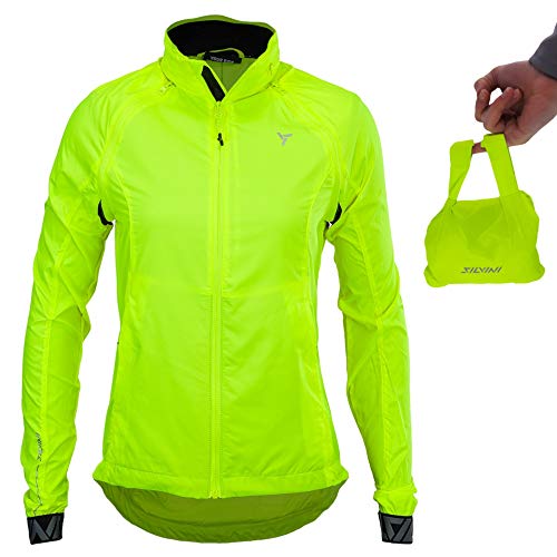 SILVINI Vetta Sportlicher Windbreaker für Damen Windjacke Damen Leicht Fahrradjacke Damen Winddicht Damen Leicht Regenjacke Damen Sport Regenjacke Damen Leichte Laufjacke Damen Regenjacke Beutel von SILVINI