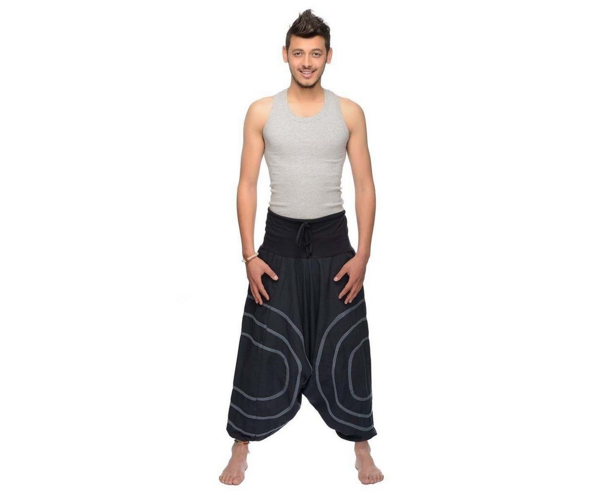 SIMANDRA Haremshose Cercles Herren Haremhose - Freizeithose (1-tlg) mit elastischem Bund von SIMANDRA