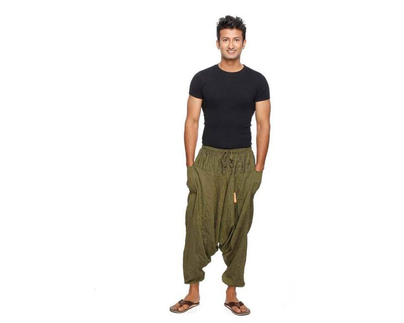 SIMANDRA Haremshose Singharaja Herren Freizeithose (1-tlg) mit elastischem Bund von SIMANDRA