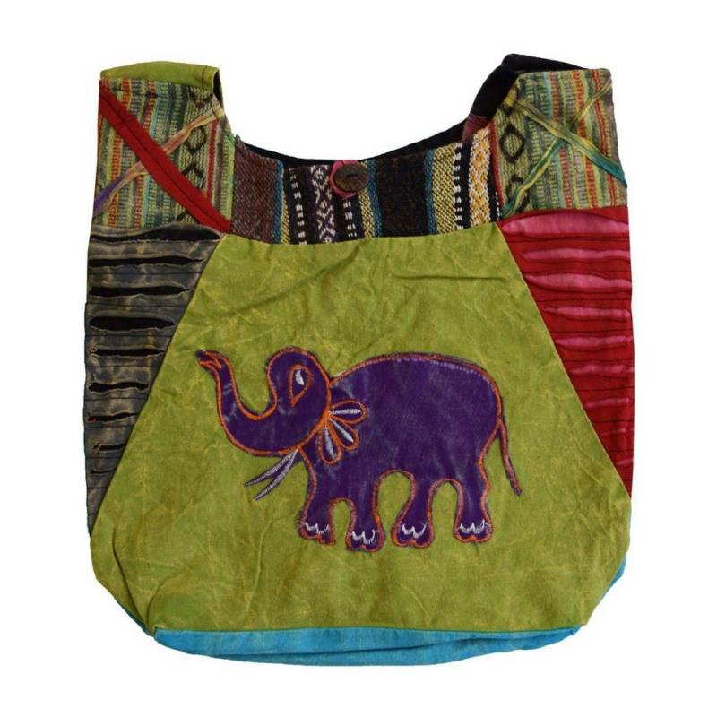 SIMANDRA Schultertasche Patchwork Tasche mit Tiermotiv, zum Umhängen von SIMANDRA