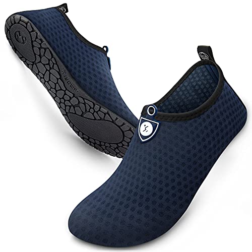 SIMARI Wasserschuhe Damen und Herren, schnelltrocknend, Barfuß, für Outdoor, Strand, Schwimmen, Sport, Yoga, Schnorcheln 503 Circular Blue, EU 42, SWS001 von SIMARI