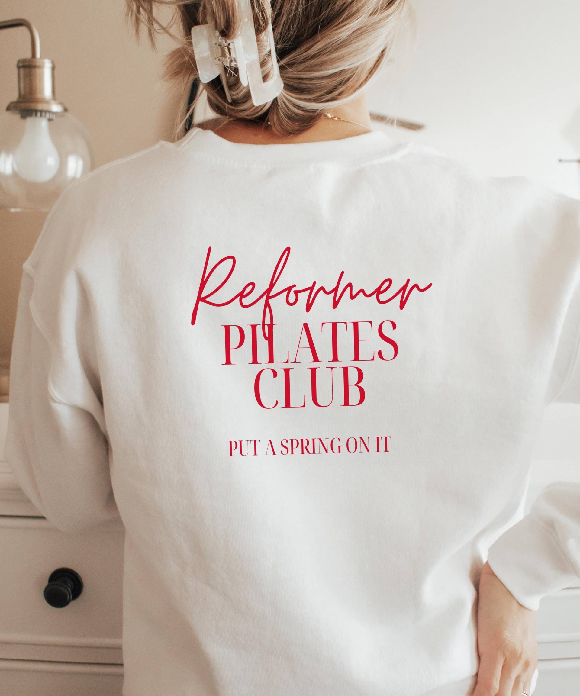 Reformer Pilates Pullover | Teacher Gift Instructor Sweatshirt Geschenk Freundin Geschenkidee Lover von SIMASIMPLETHINGS