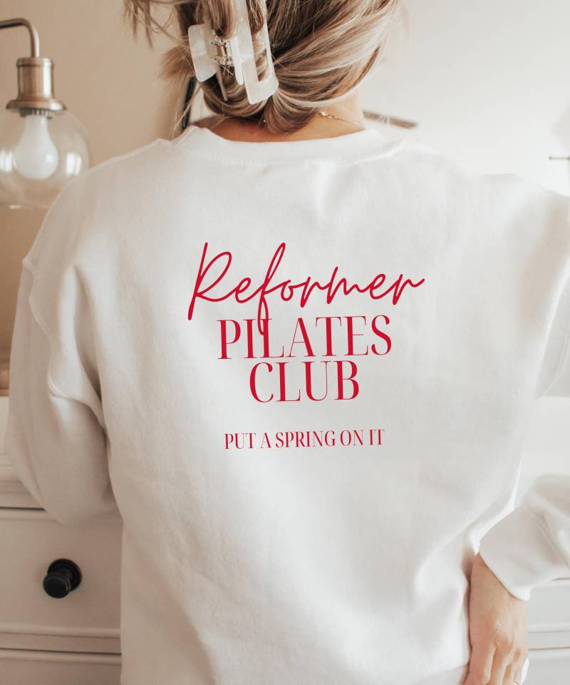 Reformer Pilates Pullover | Teacher Gift Instructor Sweatshirt Geschenk Freundin Geschenkidee Lover von SIMASIMPLETHINGS
