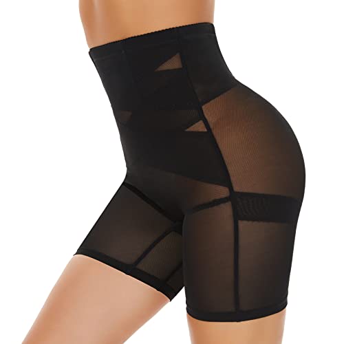 SIMIYA Bauchweg Unterhose Damen Shapewear Hohe Taille Unterwäsche Figurenformend Miederhose Bauchkontrolle Body Shaper Leggings Miederpants für Frauen(Schwarz, L) von SIMIYA