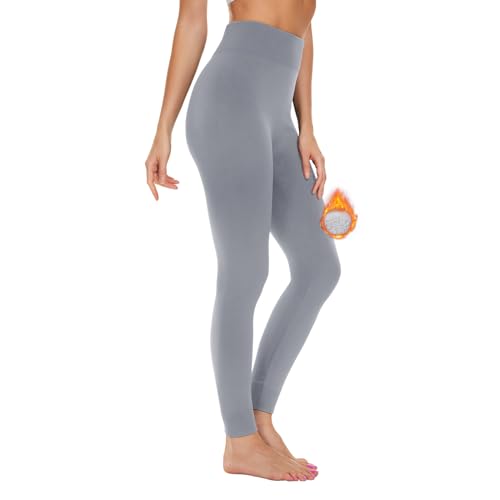 SIMIYA Thermo Leggings Damen GefüTtert - High Waist Thermohose Damen Bequeme Winter Thermoleggins Weich und Atmungsaktiv Lange Unterhose für Damen von SIMIYA