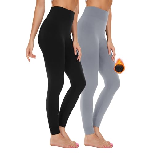 SIMIYA Thermo Leggings Damen GefüTtert - High Waist Thermohose Damen Bequeme Winter Thermoleggins Weich und Atmungsaktiv Lange Unterhose für Damen von SIMIYA