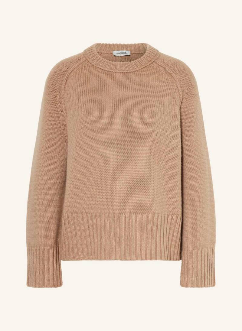 Simkhai Cashmere-Pullover Curtis beige von SIMKHAI