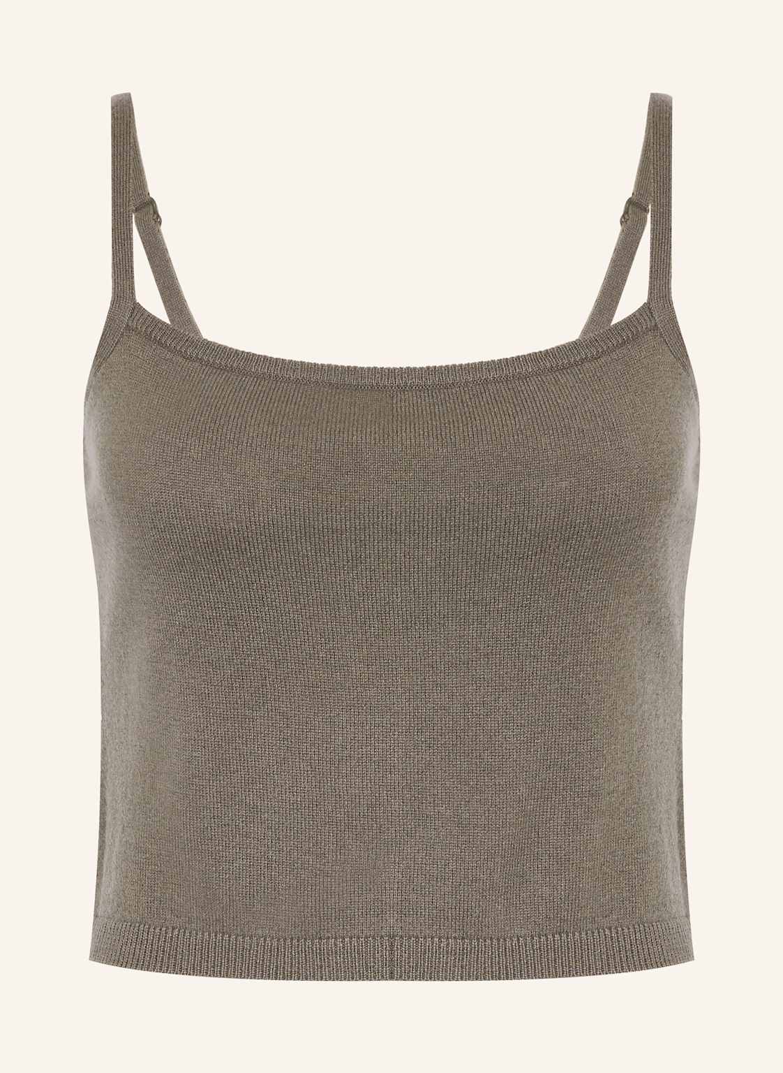 Simkhai Cropped-Stricktop Vance Aus Cashmere gruen Simkhai Cropped-Stricktop Vance Aus Cashmere gruen von SIMKHAI