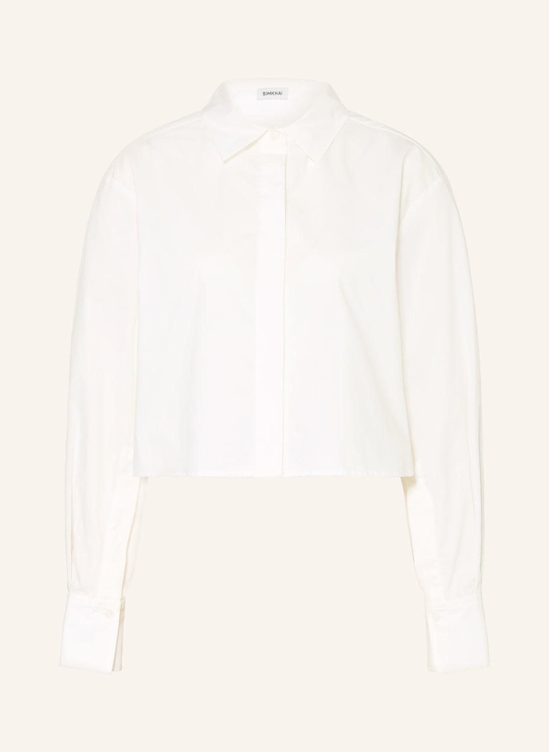 Simkhai Hemdbluse Renata weiss von SIMKHAI