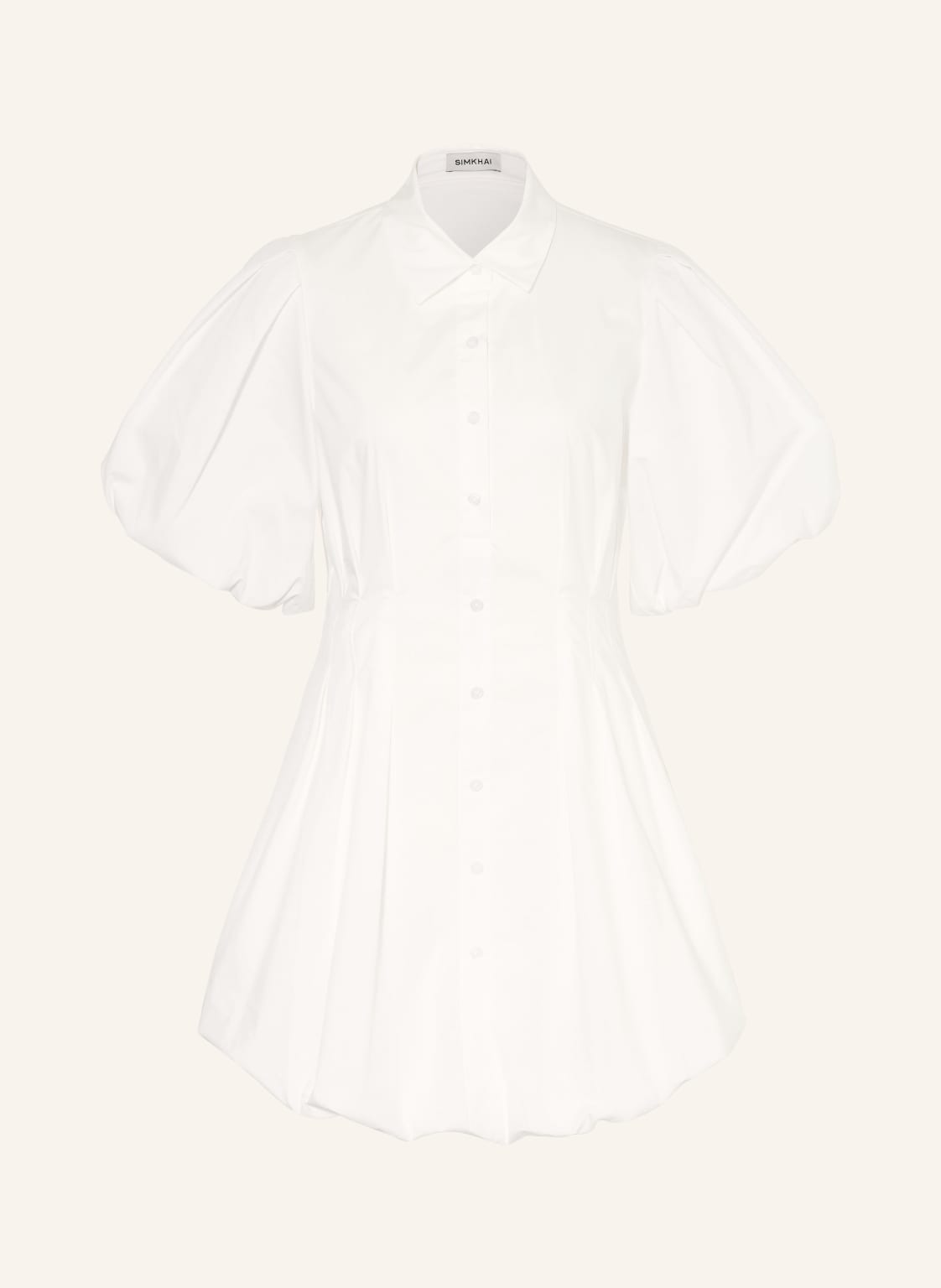 Simkhai Hemdblusenkleid Cleo weiss von SIMKHAI