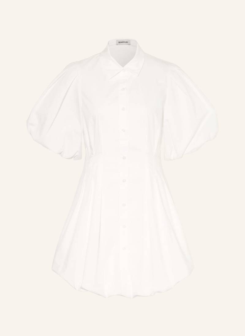Simkhai Hemdblusenkleid Cleo weiss von SIMKHAI