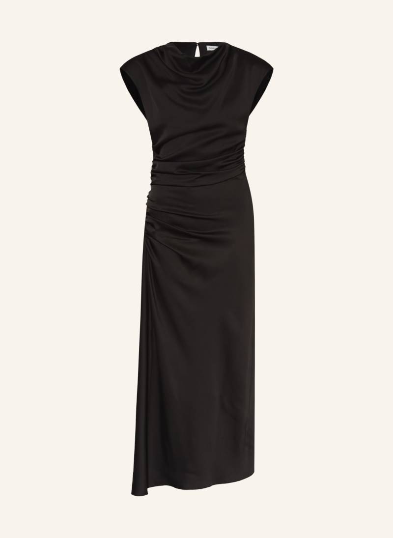 Simkhai Satinkleid Burke schwarz von SIMKHAI