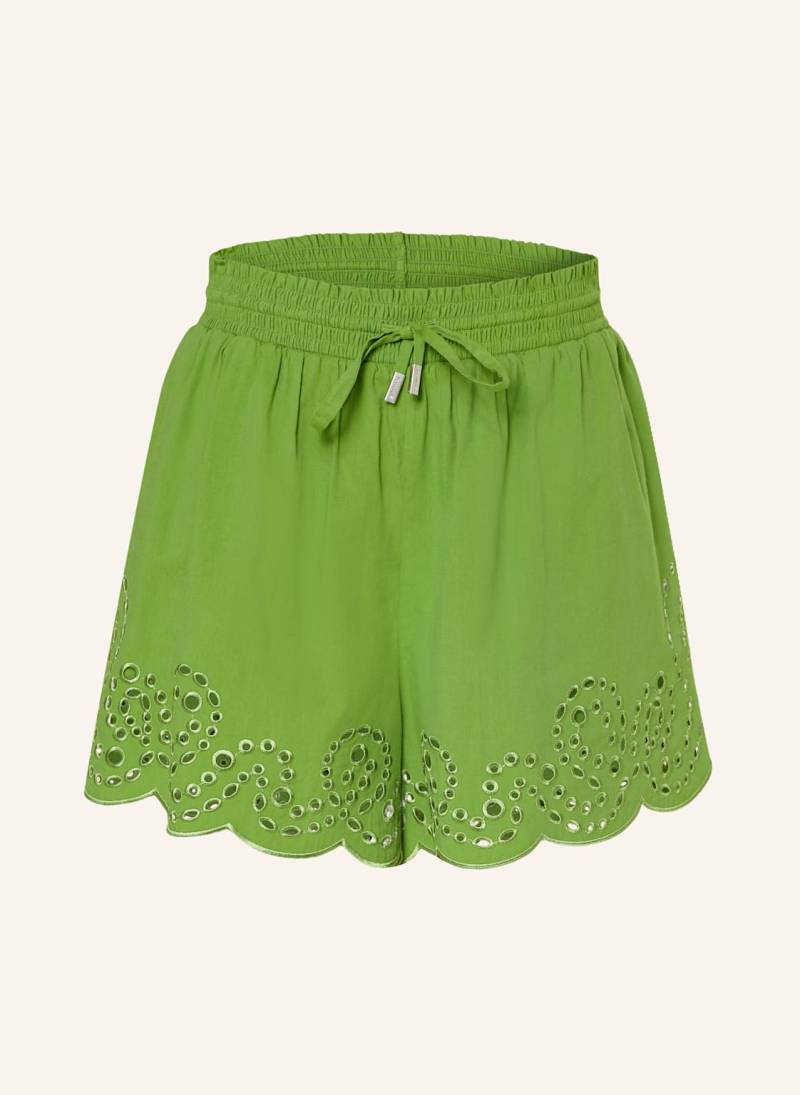 Simkhai Shorts Amelie Mit Spitze gruen von SIMKHAI